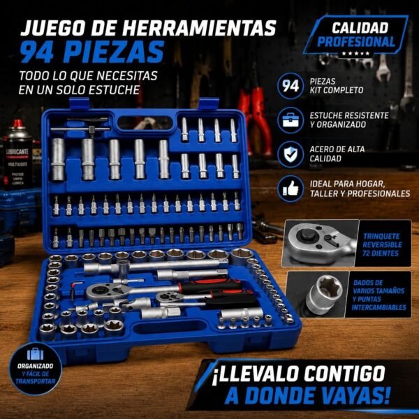 Juego De Herramientas 94 Piezas aca1ea3e bb05 4e79 b786 b9e5ac513900